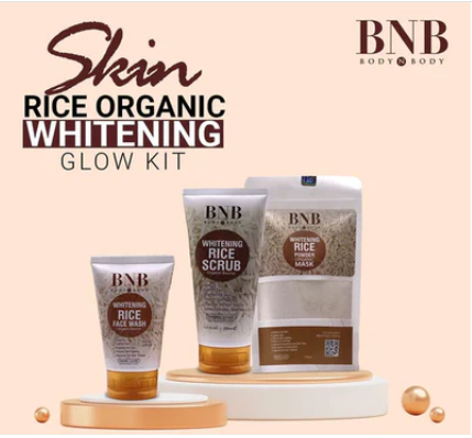 Organic Rice Extract Whitening, Brightening and Glow Kit - BNB Glow Kit