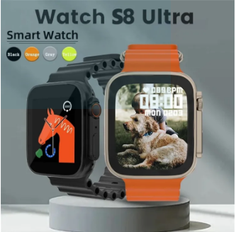 S8 Ultra Smart Watch - Waterproof, Bluetooth Call, Heart Rate and Sleep Monitoring