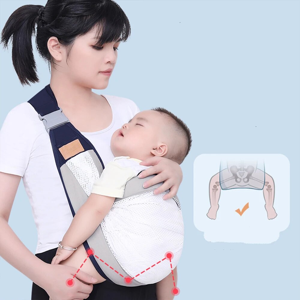 Portable and Ergonomic Baby single & Lighweight shoulder carrier for going out