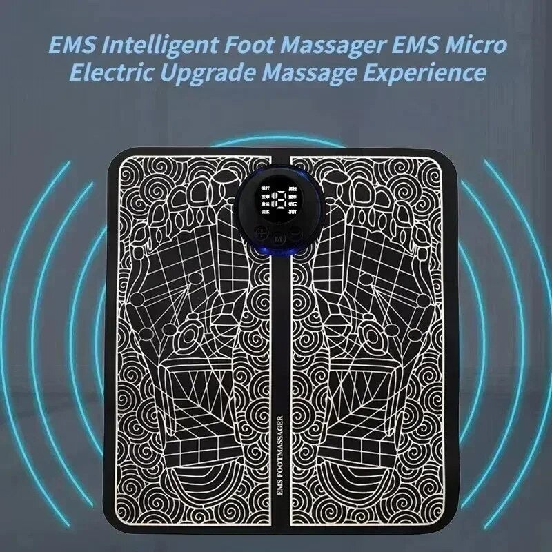 EMS Foot Massager Pad - Improves Blood Circulation, Relieve Ache & Pain
